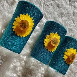 Sunflower shot glasses